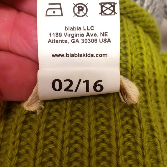 Blabla Hercule Elephant Plush Cotton Doll Stuffed Animal Hand Knit 14" Peru - Picture 5 of 7